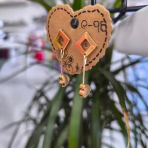 Σκουλαρικια κρεμαστο καρδια ε-98